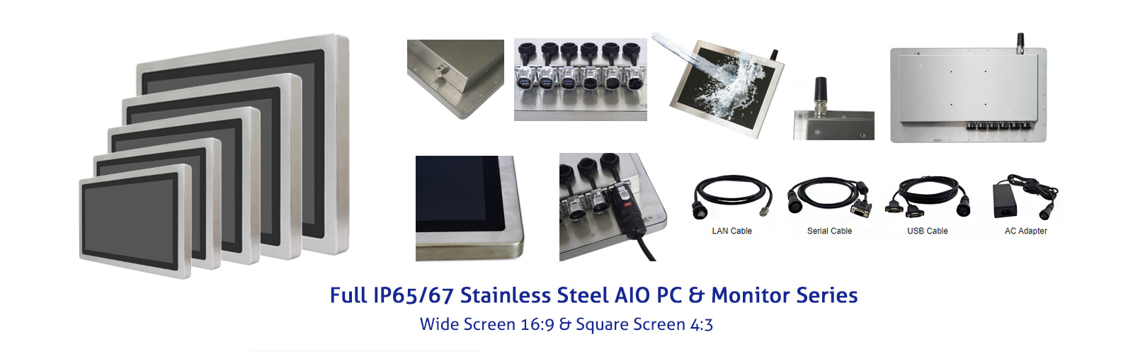  Stainless Steel Monitor Panel PC